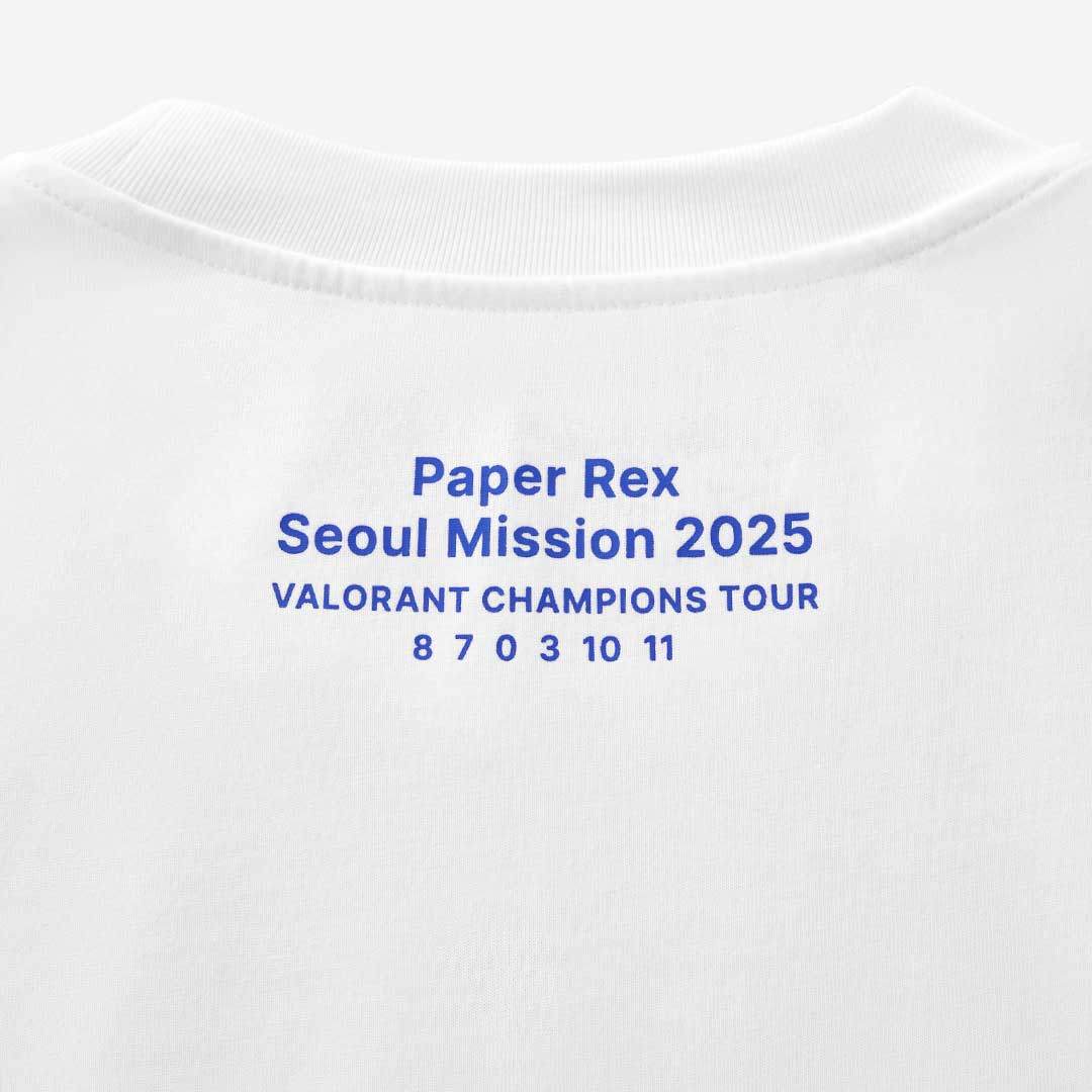 PRX Seoul Mission Tee 2025 - Cloudcore White - Image 5